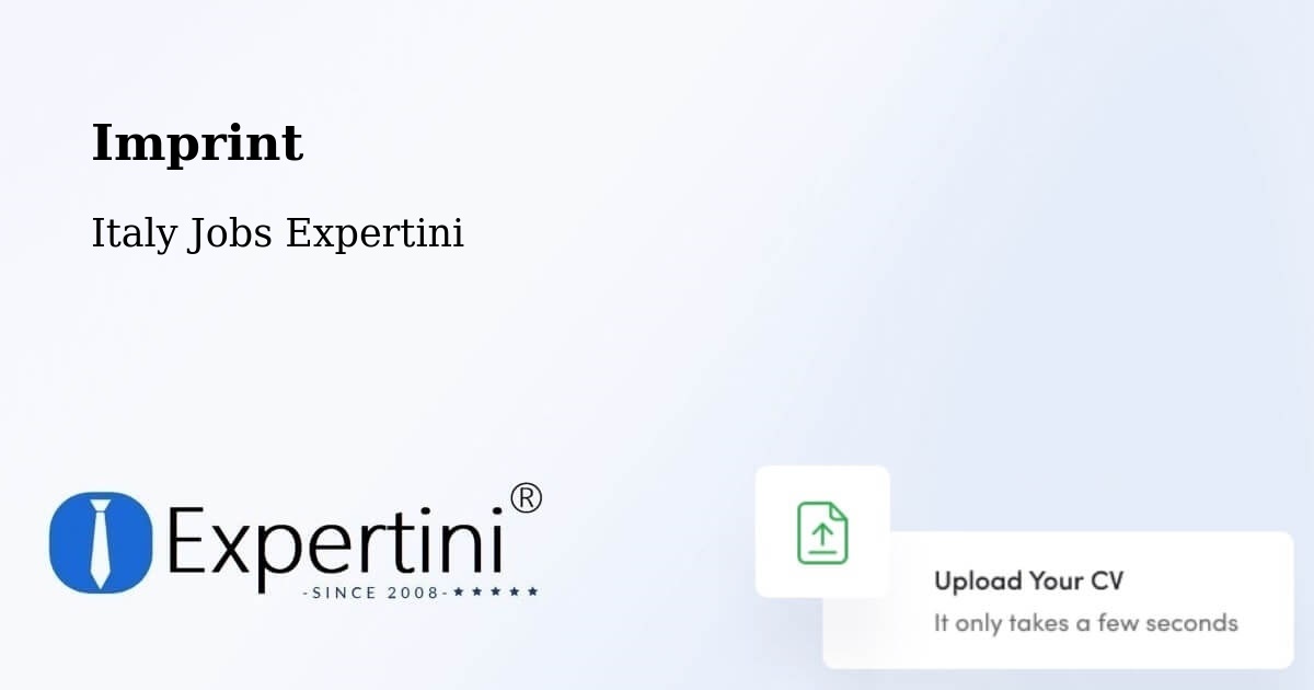 Imprint – Matera - Italy Jobs Expertini